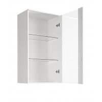 Vitrina Suspendata NEO II 23 EMWH N2 Genarom AM Wenge / Alb Lucios